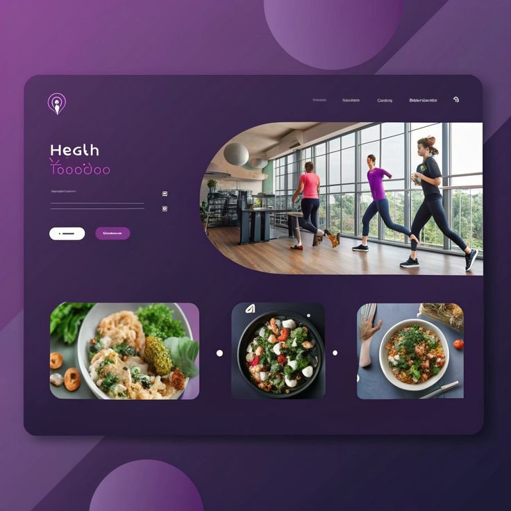 web design glassmorphism about food (1)